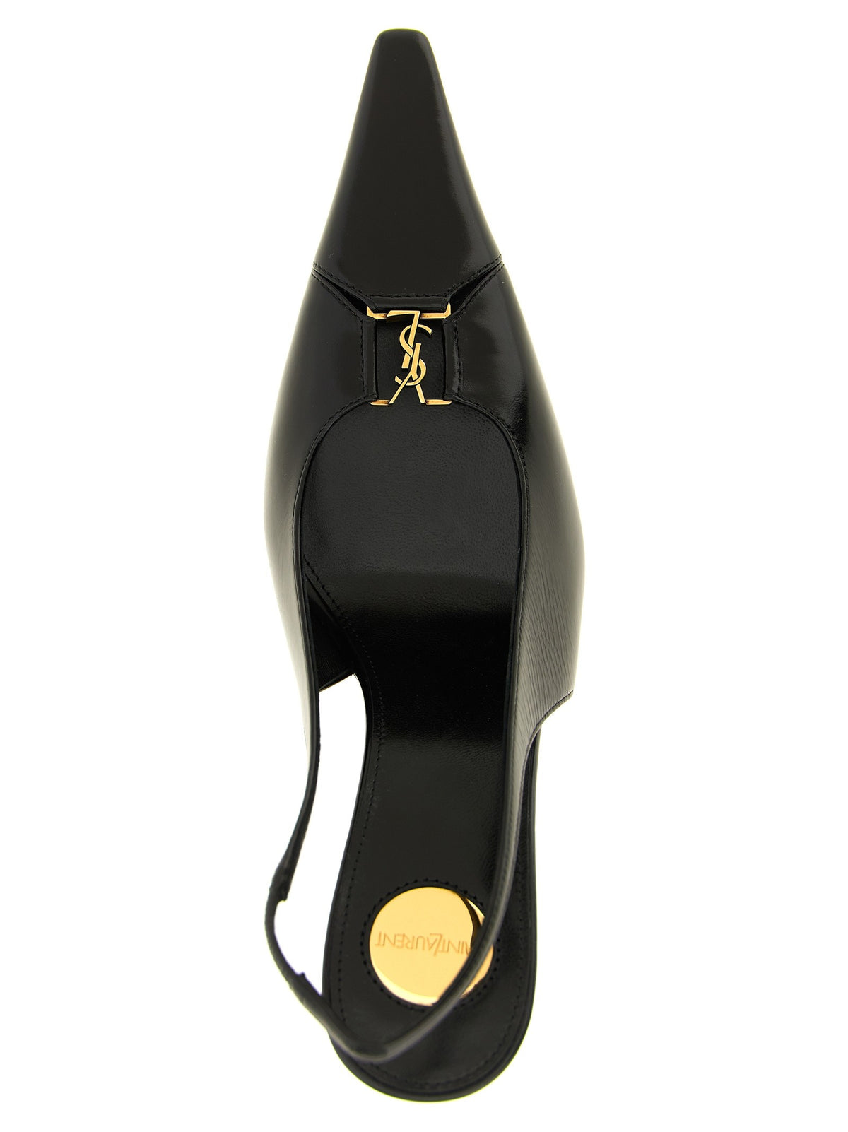 Saint Laurent Babylone Slingbacks Black