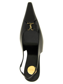 Saint Laurent Babylone Slingbacks Black