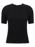 Tory Burch Back Closure Sweater Black