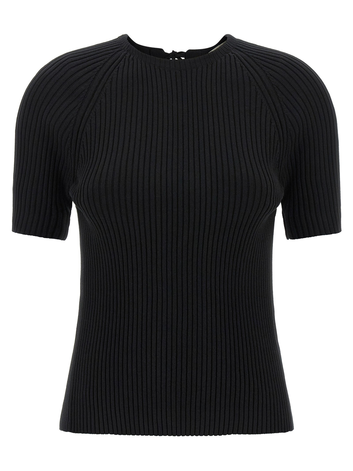 Tory Burch Back Closure Sweater Black