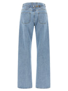 Thom Browne Back Martingale Jeans Blue, view 2