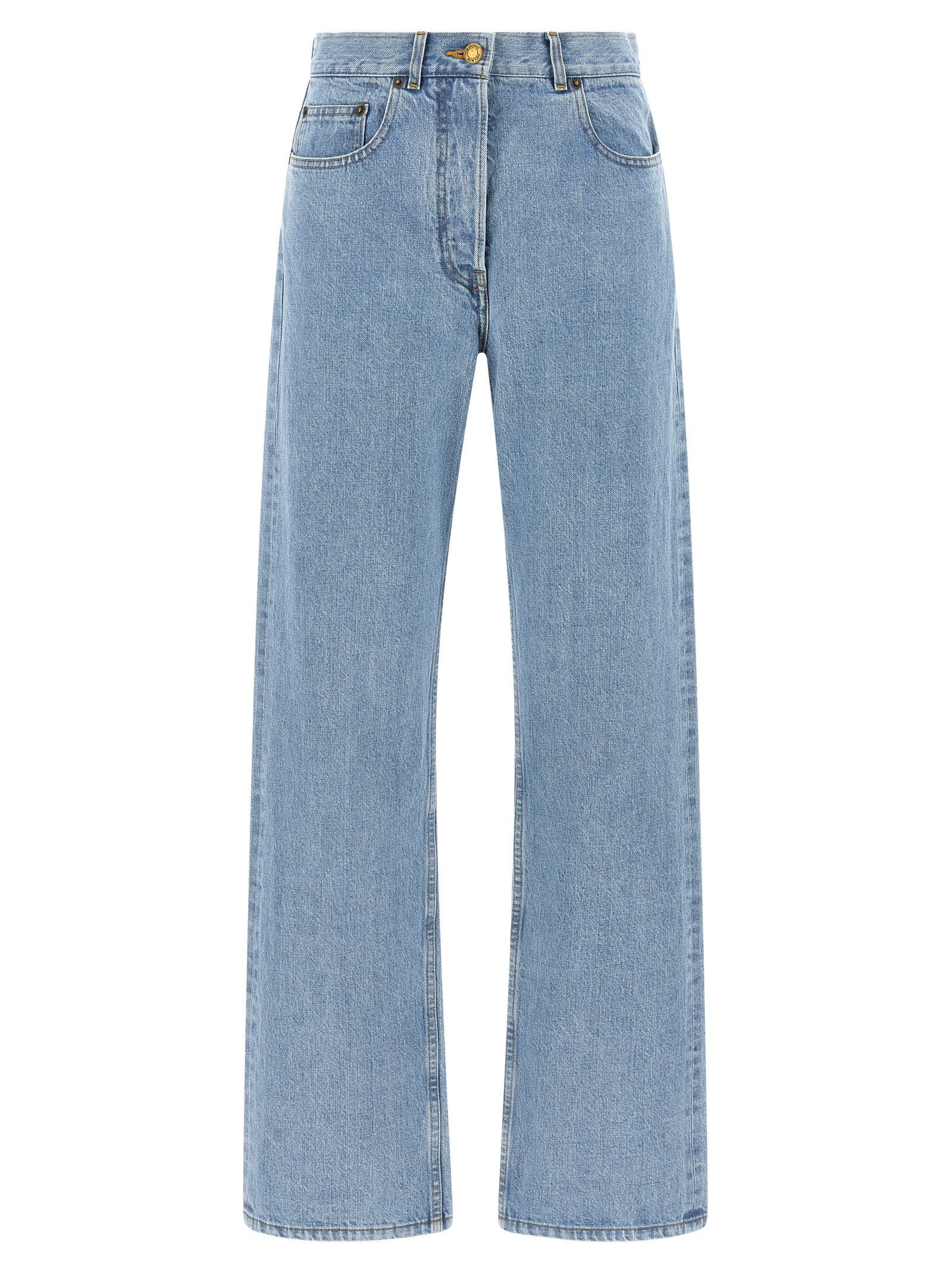 Thom Browne Back Martingale Jeans Blue