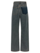 MM6 Maison Margiela Back to Back Construction Jeans Grey