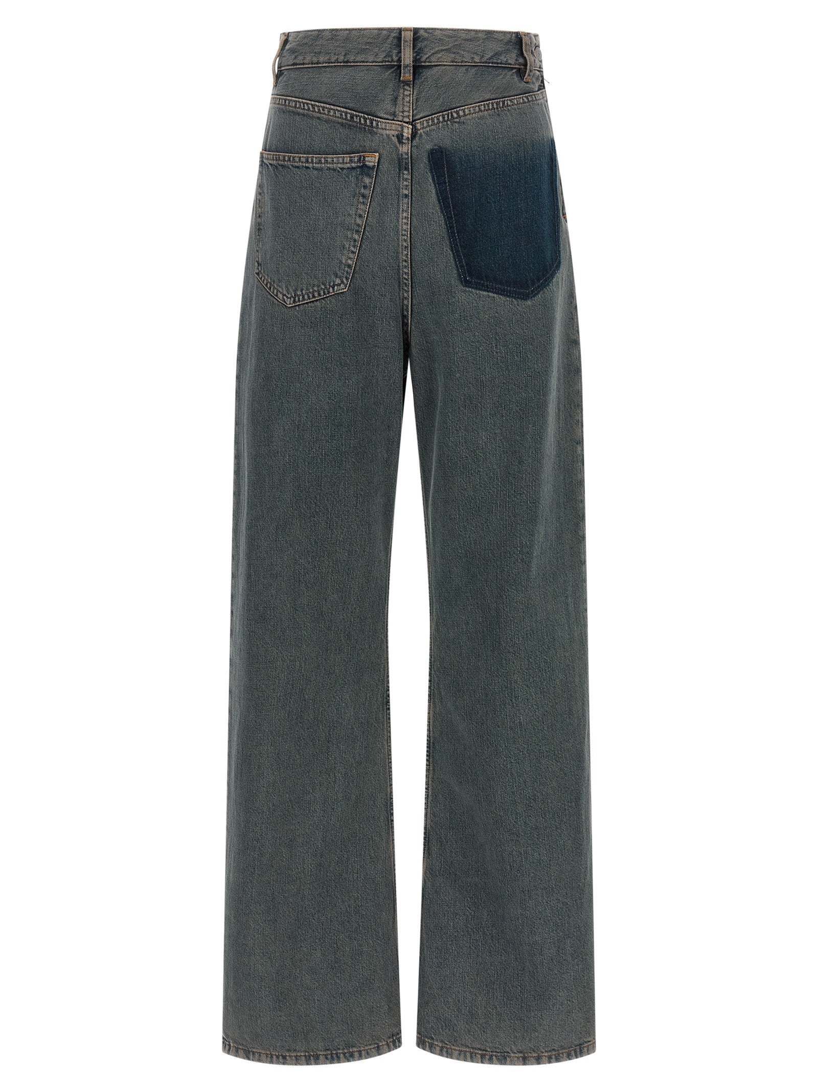 MM6 Maison Margiela Back to Back Construction Jeans Grey