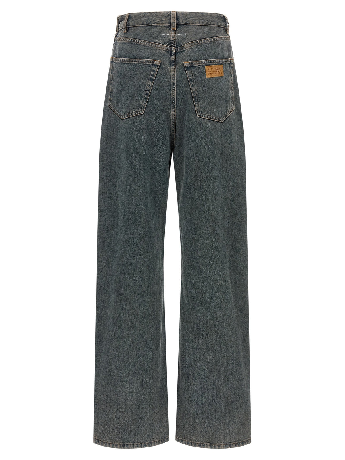 MM6 Maison Margiela Back to Back Construction Jeans Grey, view 2
