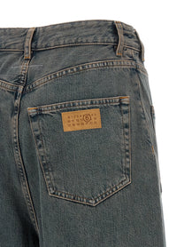 MM6 Maison Margiela Back to Back Construction Jeans Grey
