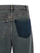 MM6 Maison Margiela Back to Back Construction Jeans Grey, view 3