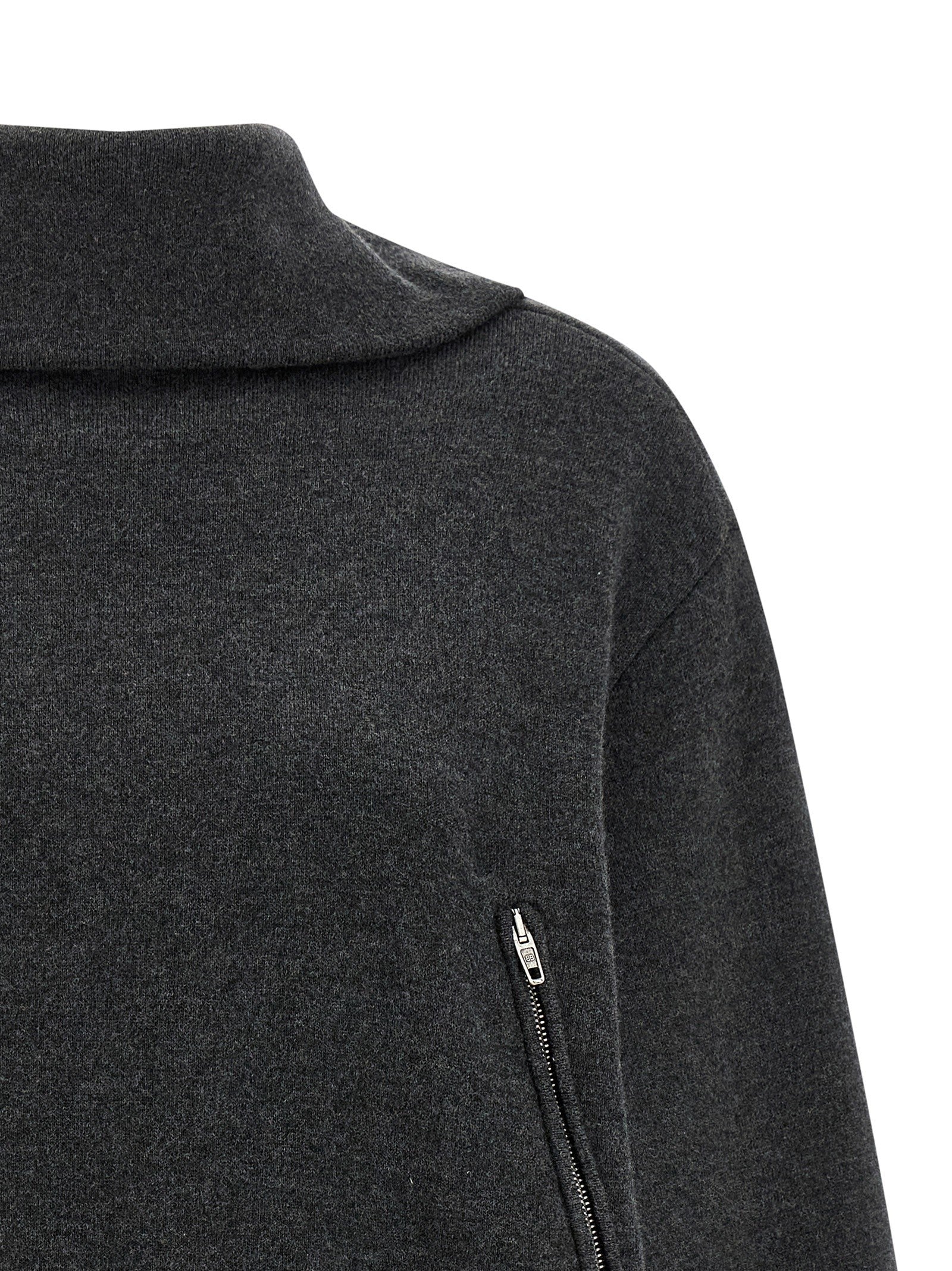 Balenciaga Back to Front Sweater Grey
