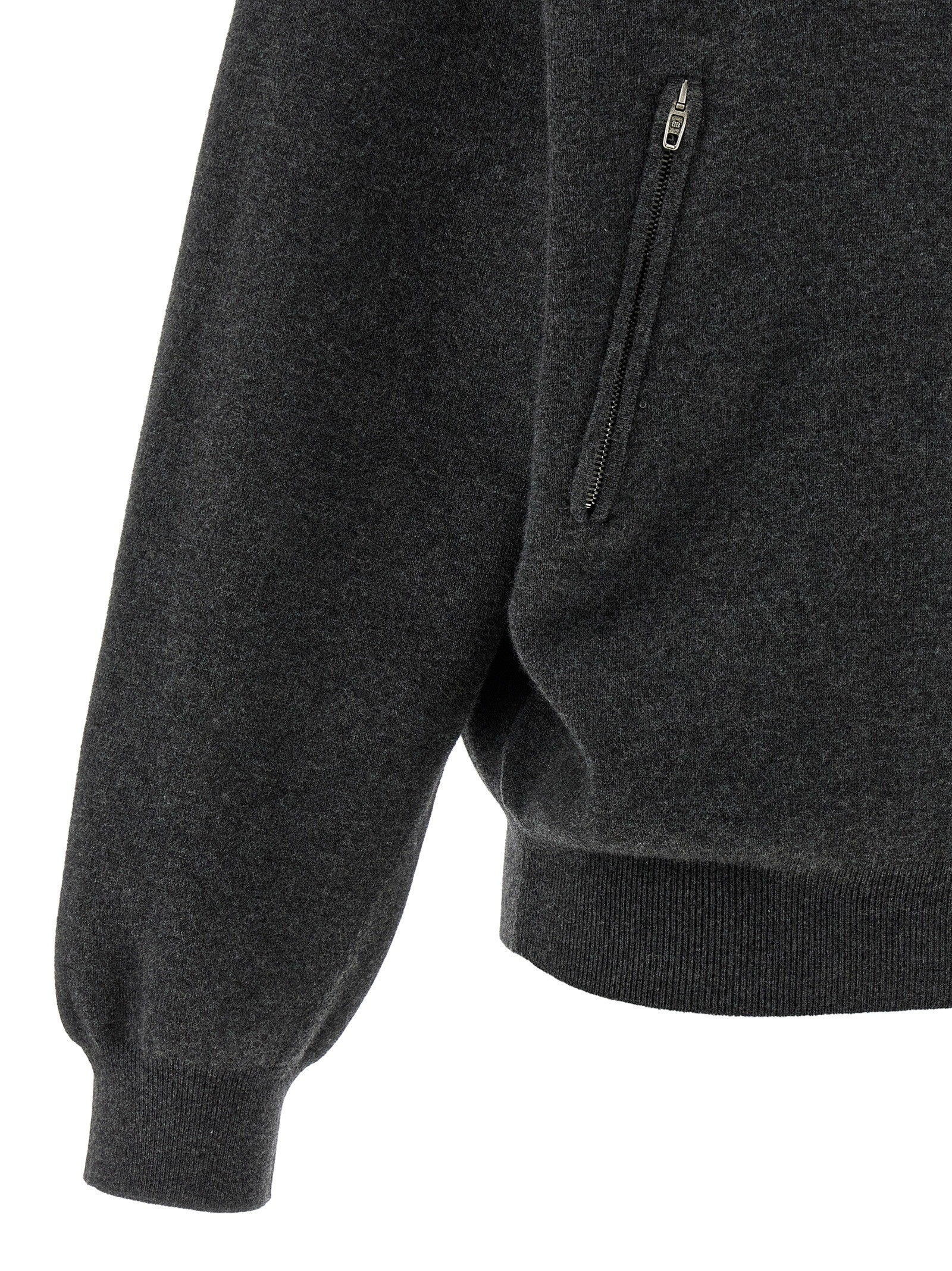 Balenciaga Back to Front Sweater Grey