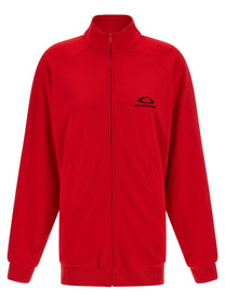 Balenciaga Back Tracksuit Dress Red