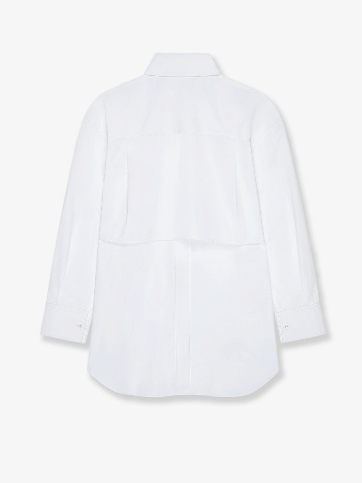 Givenchy Women's Backless Cotton Shirt White, view 2