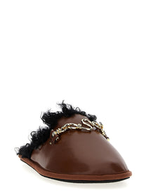 Stella McCartney Backless Ryder Sabots Brown