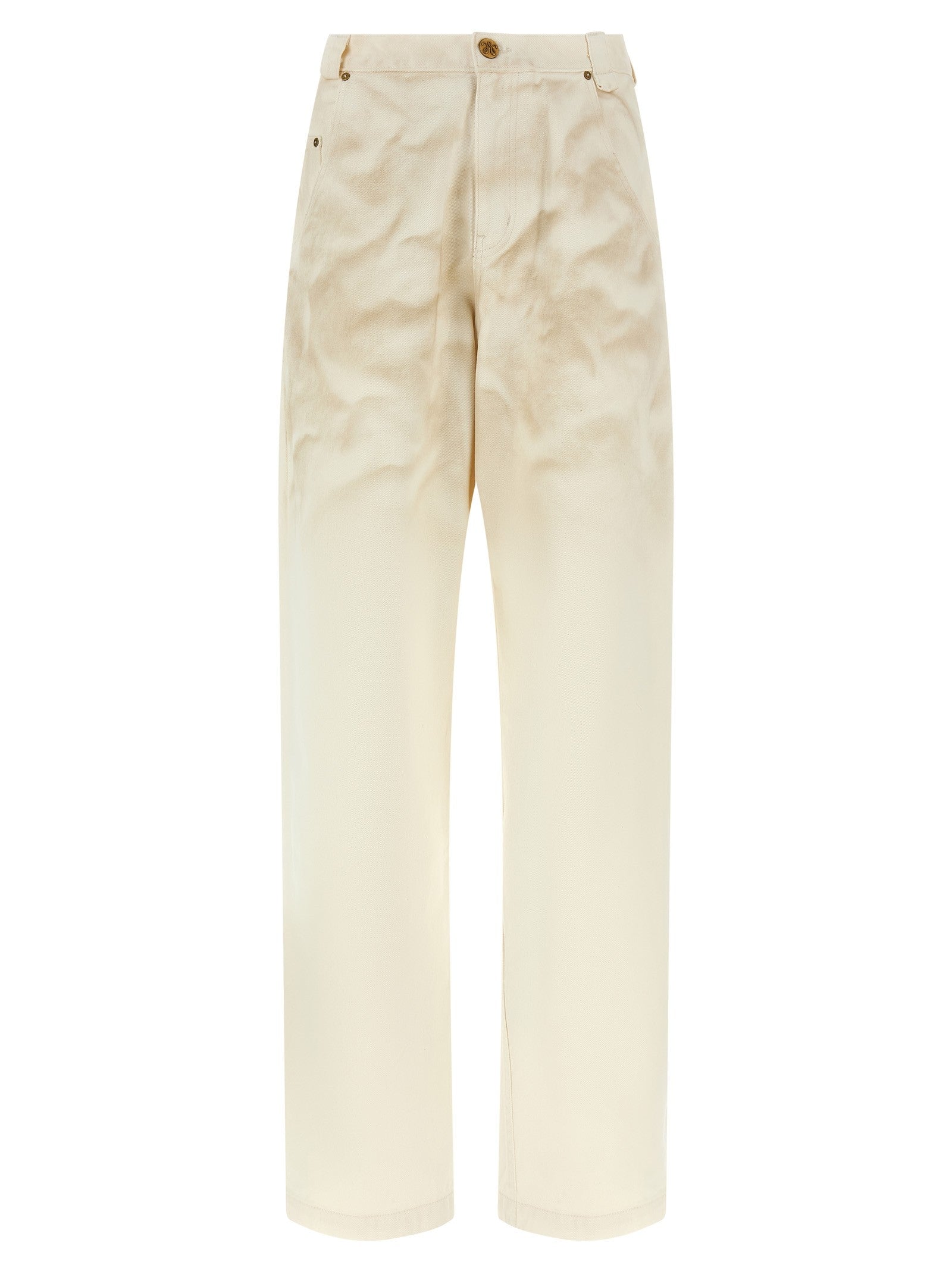 Willy Chavarria Bad Boy Jeans Beige