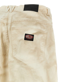 Willy Chavarria Bad Boy Jeans Beige