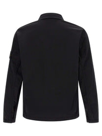 Stone Island Badge Overshirt Black