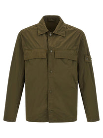 Stone Island Badge Stone Island Ghost Overshirt Green
