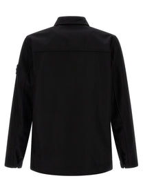 Stone Island Badge Stone Island Ghost Overshirt Black