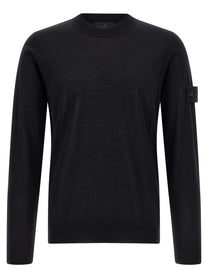 Stone Island Badge Stone Island Ghost Sweater Black