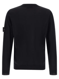 Stone Island Badge Stone Island Ghost Sweater Black