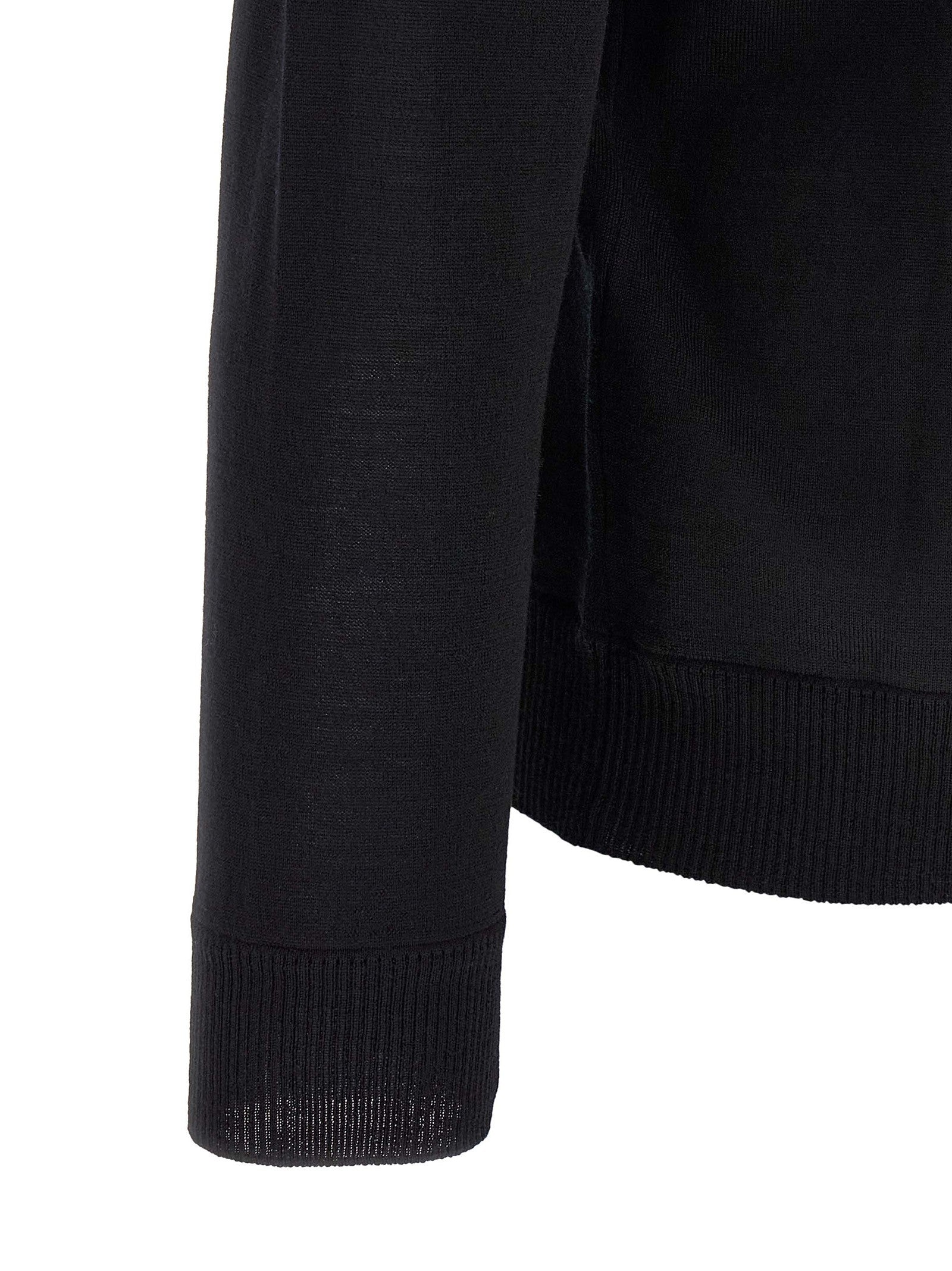 Stone Island Badge Stone Island Ghost Sweater Black