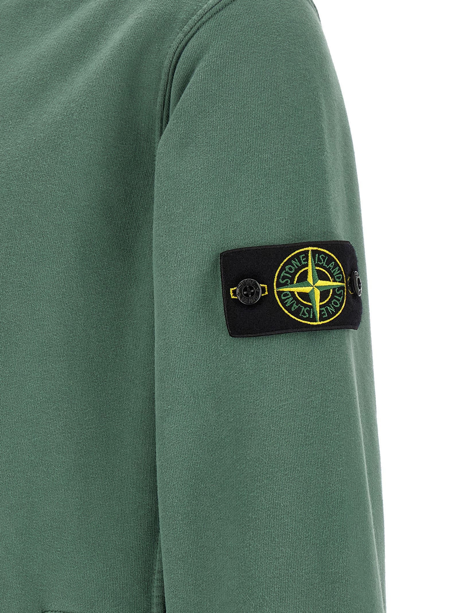 Stone Island Badge Stone Island Hoodie Green