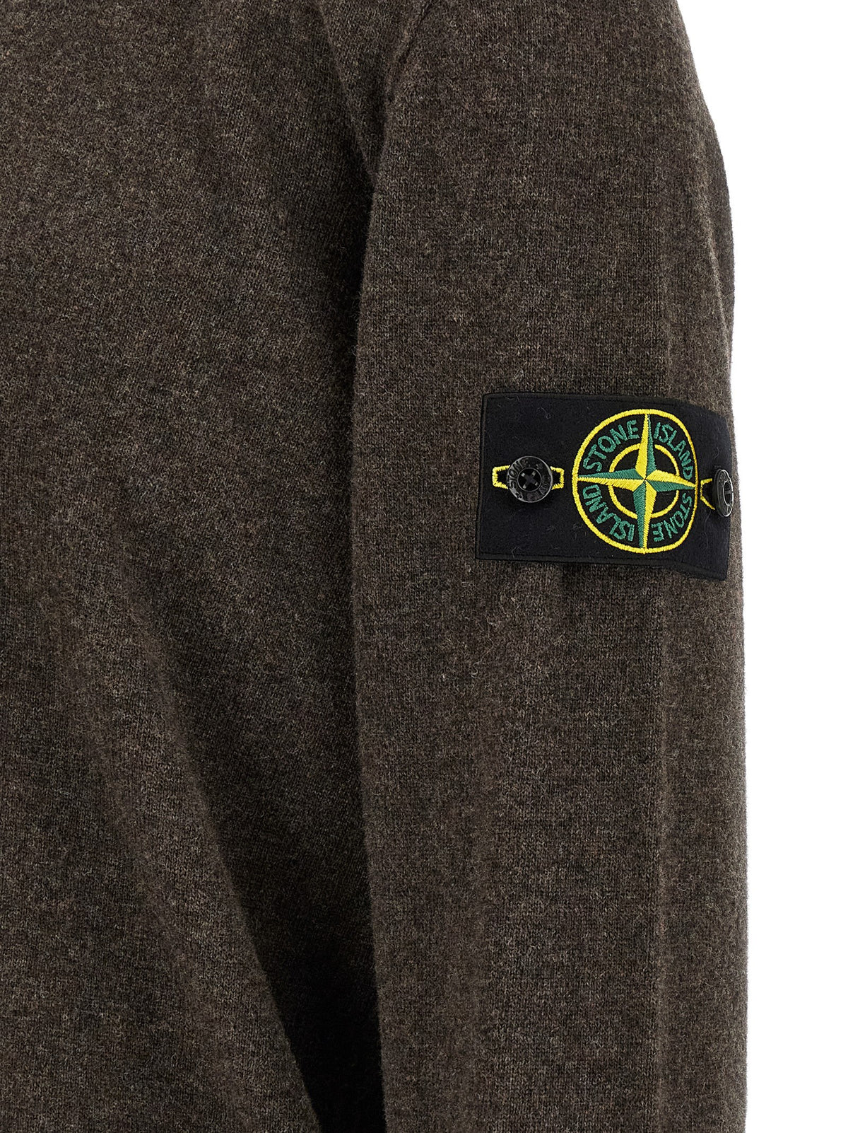 Stone Island Badge Stone Island Polo Shirt Brown