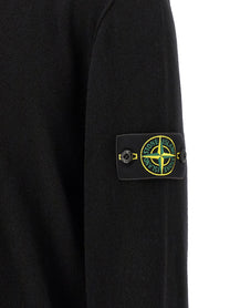 Stone Island Badge Stone Island Sweater Black