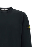 Stone Island Men's Organic Cotton Sweatshirt Blue, view 3