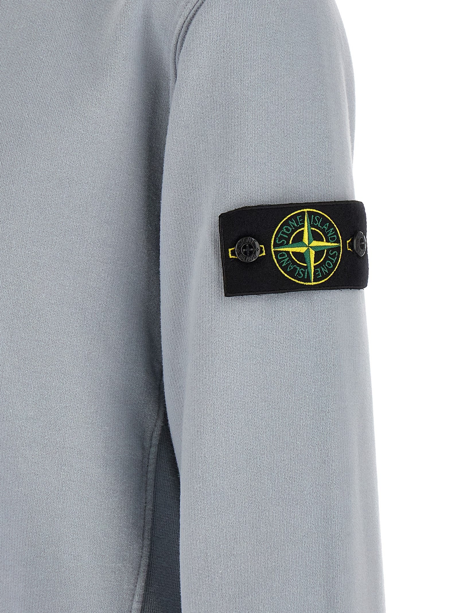 Stone Island Badge Stone Island Sweatshirt Grey