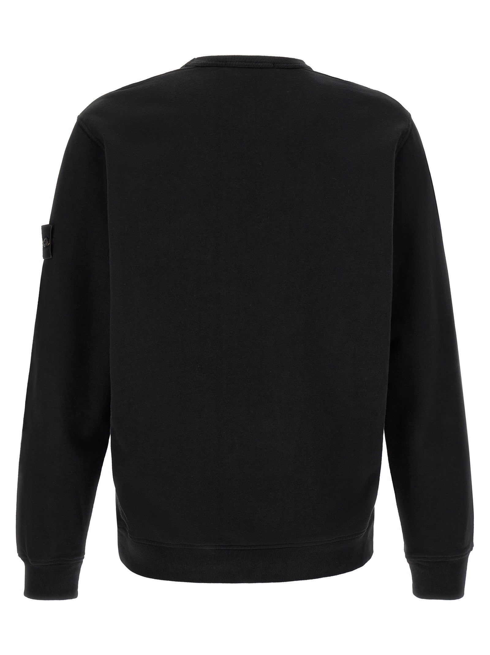 Stone Island Men's Organic Cotton Sweatshirt Black