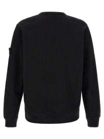 Stone Island Men's Organic Cotton Sweatshirt Black
