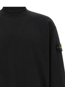 Stone Island Badge Stone Island Sweatshirt Black
