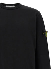 Stone Island Men's Organic Cotton Sweatshirt Black