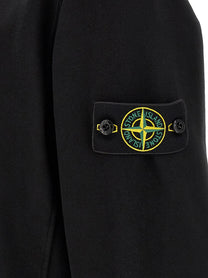 Stone Island Men's Organic Cotton Sweatshirt Black