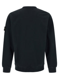 Stone Island Men's Organic Cotton Sweatshirt Blue