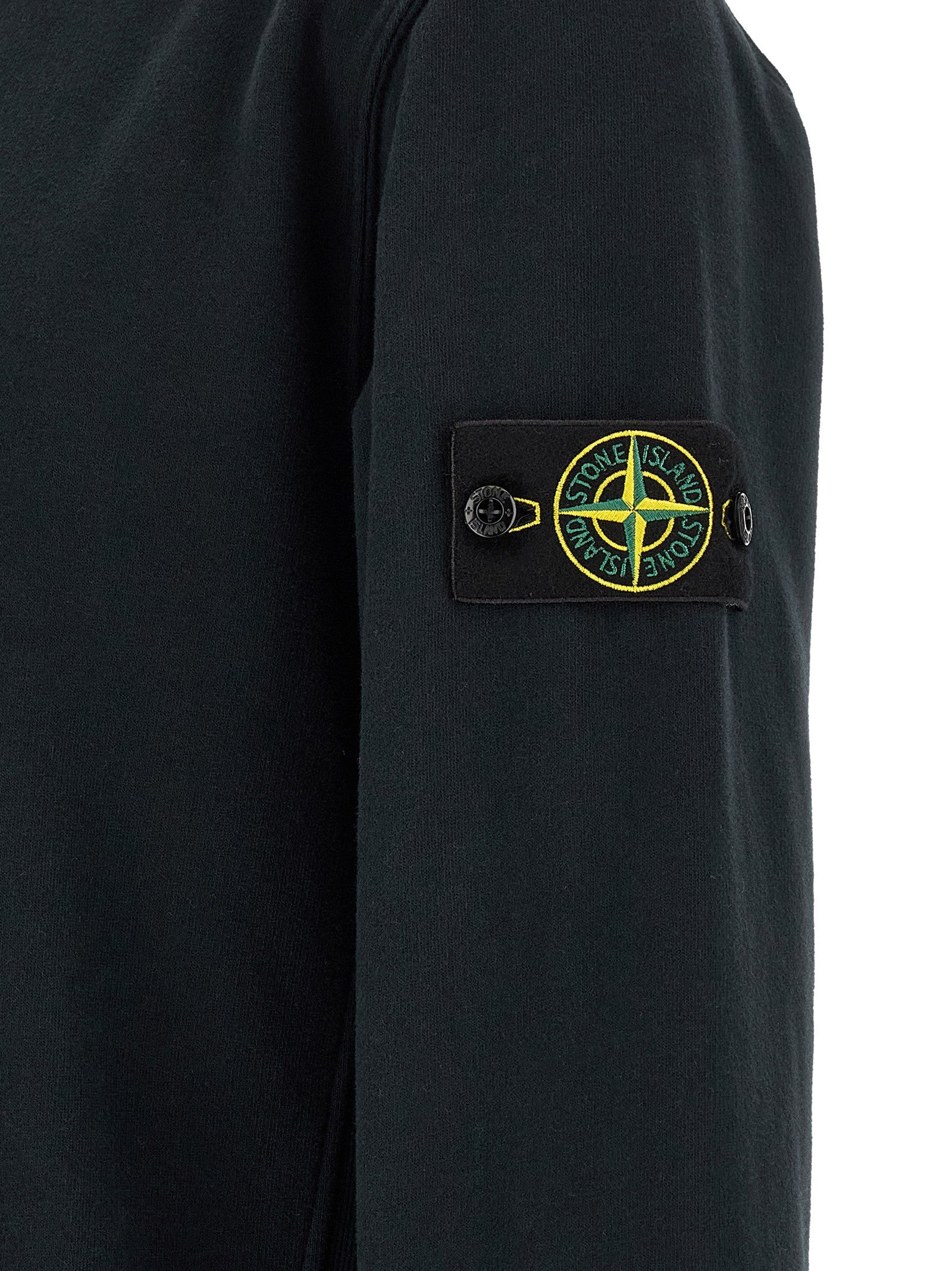 Stone Island Men's Organic Cotton Sweatshirt Blue