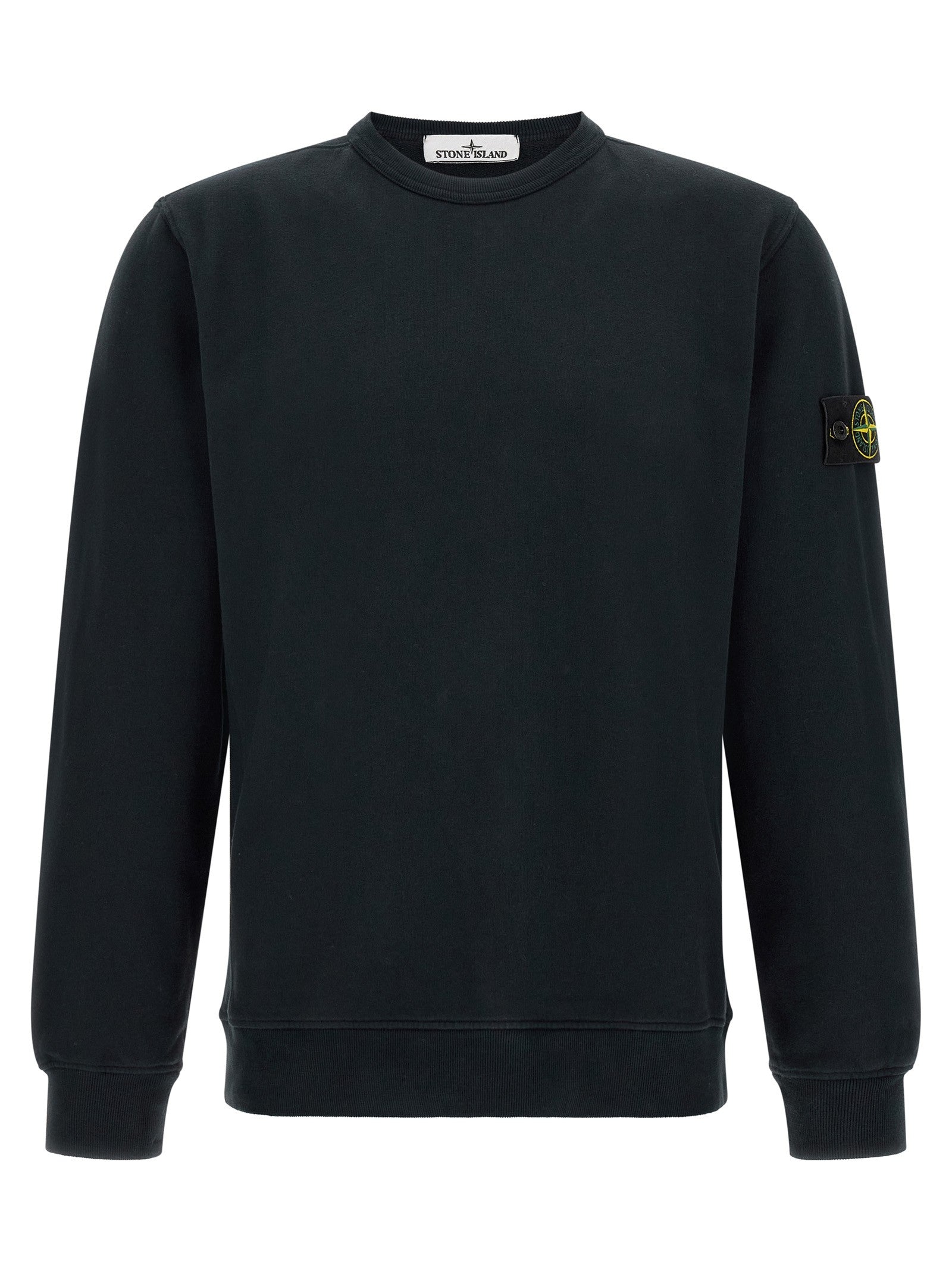 Stone Island Men's Organic Cotton Sweatshirt Blue