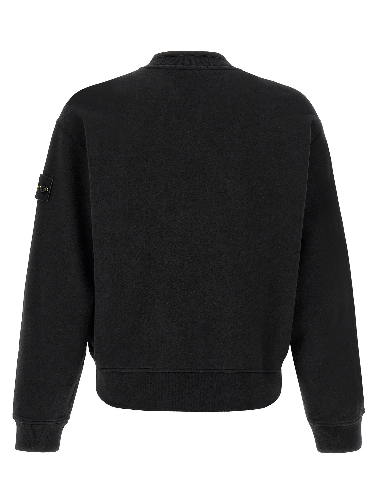 Stone Island Badge Stone Island Sweatshirt Black