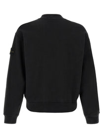 Stone Island Badge Stone Island Sweatshirt Black