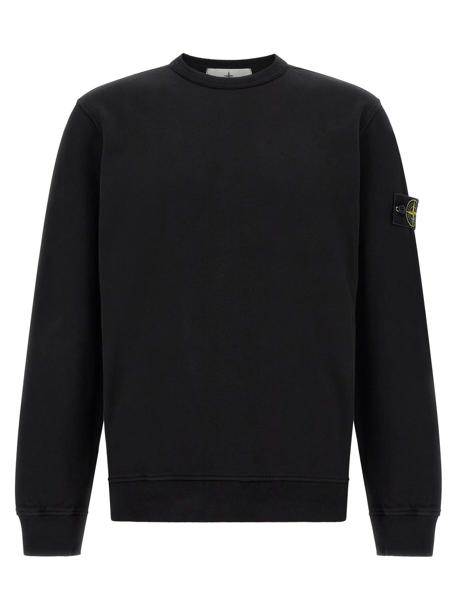 Stone Island Men's Organic Cotton Sweatshirt Black