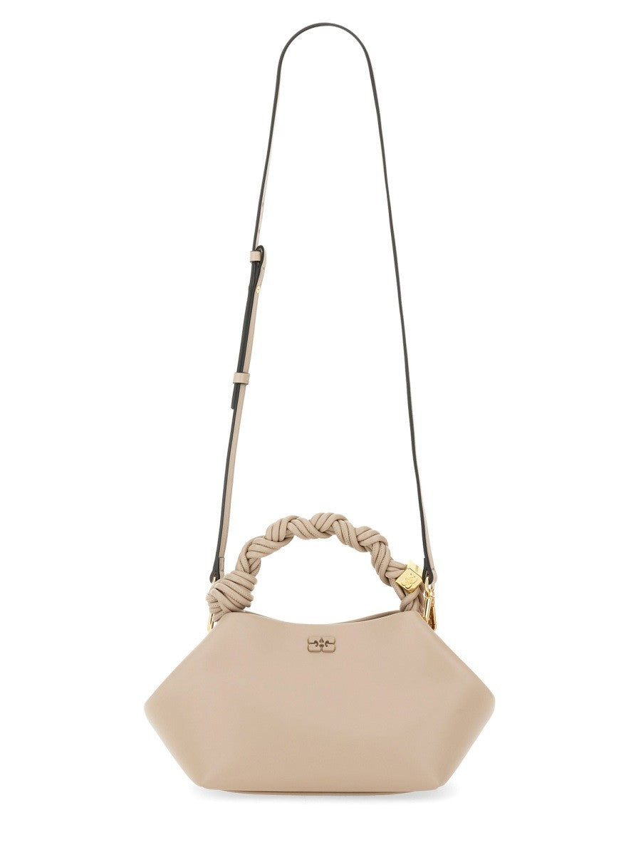 Ganni Women's Bou Small Bag Beige, view 2