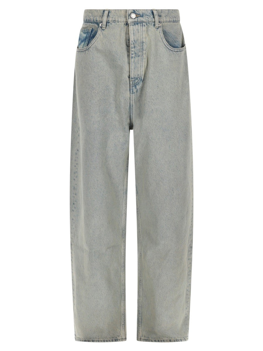 Drôle de Monsieur Men's Baggy Fit Jeans Grey