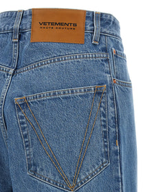 Vetements Baggy Jeans Blue