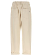 Brunello Cucinelli Baggy Pull on Pants Beige, view 2