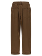 Brunello Cucinelli Baggy Pull on Pants Brown, view 2