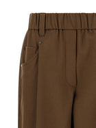 Brunello Cucinelli Baggy Pull on Pants Brown, view 3