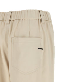 Brunello Cucinelli Baggy Pull on Pants Beige
