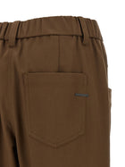Brunello Cucinelli Baggy Pull on Pants Brown, view 4