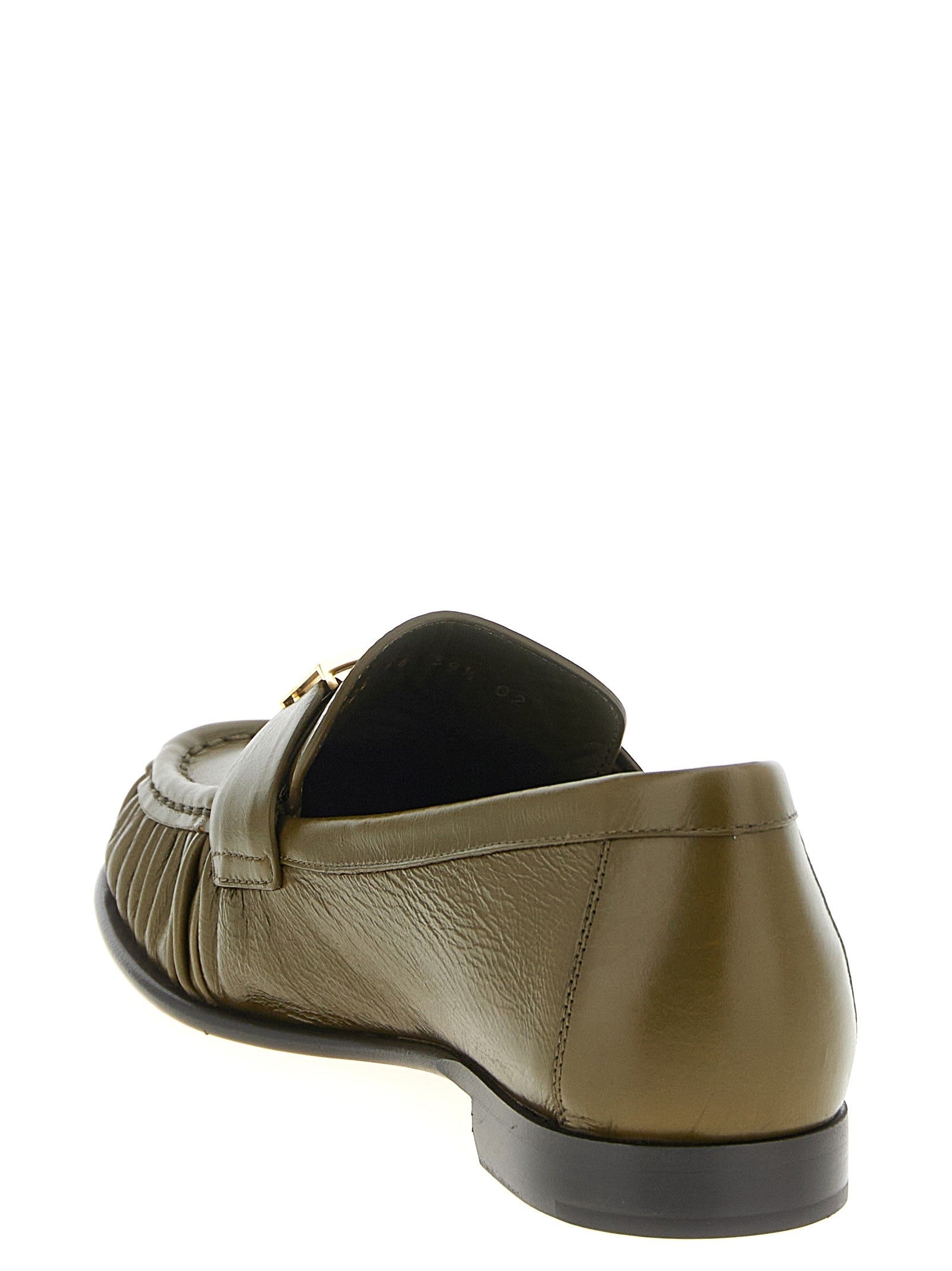Fendi Baguette Loafers Green