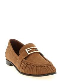 Fendi Baguette Loafers Brown